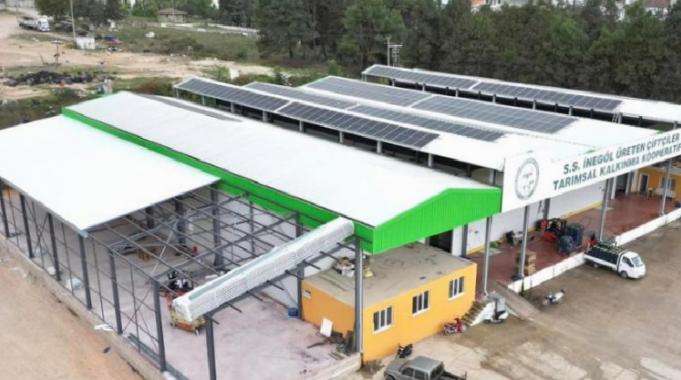 Bursa İnegöl'de Sebze Ve Meyve Kurutma Tesisi için kollar sıvandı