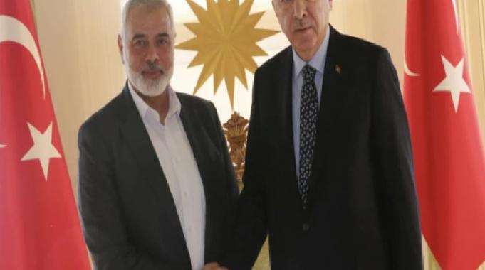 Cumhurbaşkanı Erdoğan, Hamas Siyasi Büro Başkanı İsmail Heniyye ile görüştü