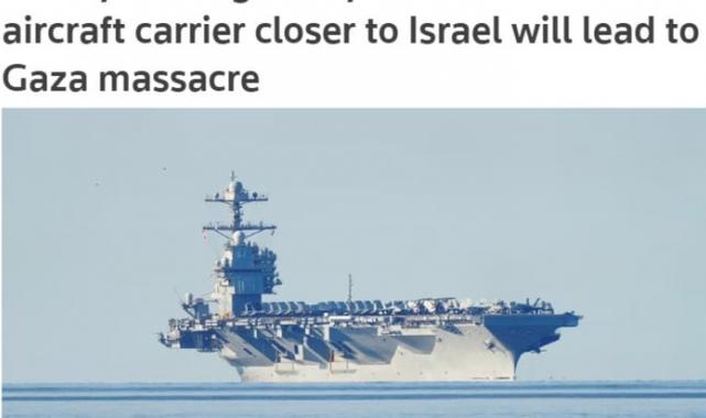 Cumhurbaşkanı Erdoğan'ın ABD'ye uçak gemisi tepkisi dünya basınında: Gazze'de katliamlara yol açacak