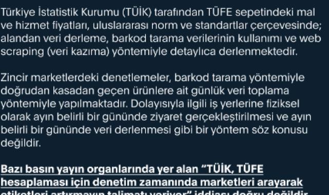 "Denetim zamanında marketler aranıyor" iddiası yalanlandı