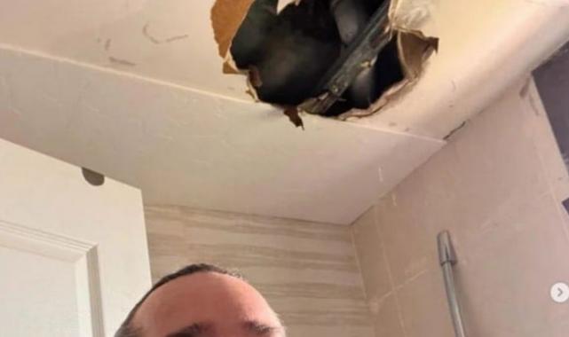 Doğukan Manço evinin tavanı çöktü