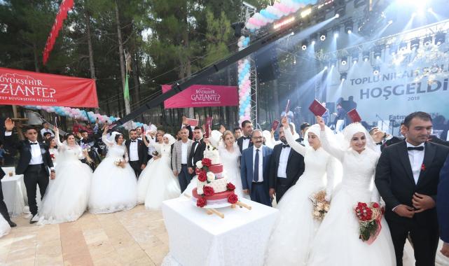 Gaziantep'ten toplu nikah şöleni