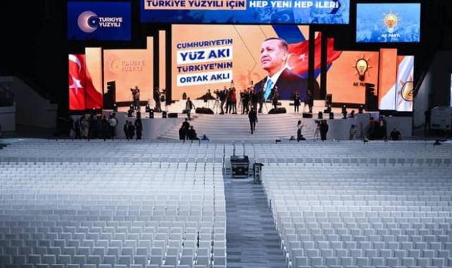 Hazırlıklar tamam: AK Parti'nin 4'üncü Olağanüstü Kongresi bugün yapılacak