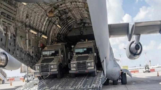İsrail'e 7 Ekim'den bu yana 1000 ton silah ve cephane geldi