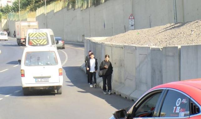 İstanbul'da kayan istinat duvarının çökmesi kum konularak engellenmeye çalışıldı