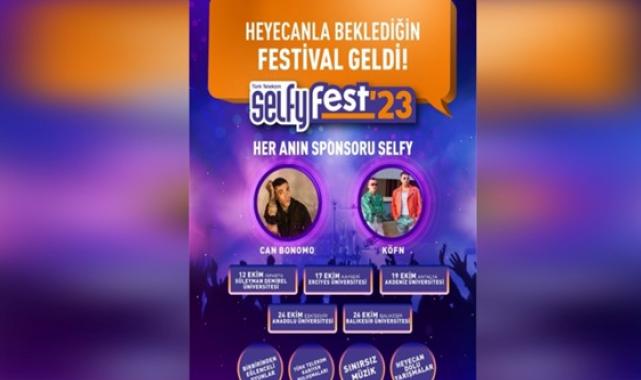 Kampüslerde festival heyecanı: Selfy Fest’e geri sayım başladı