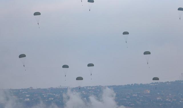 Kayseri'de Erciyes-2023 Tatbikatı: Hava indirme operasyonu yapıldı
