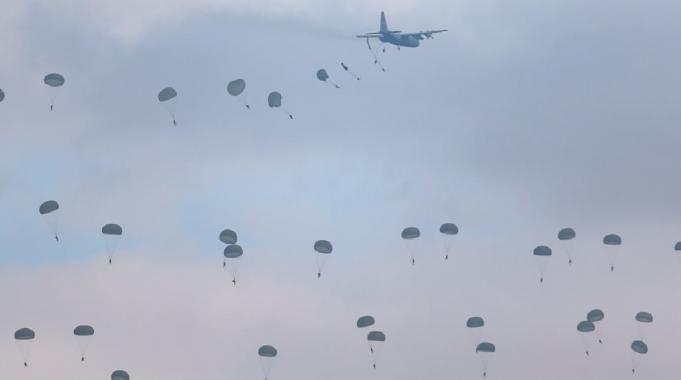 Kayseri'de Erciyes-2023 Tatbikatı: Hava indirme operasyonu yapıldı
