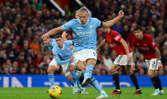 Manchester derbisinde kazanan City!