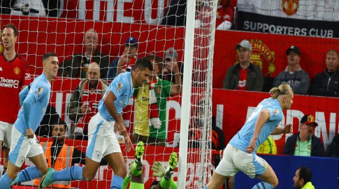 Manchester derbisinde kazanan City!