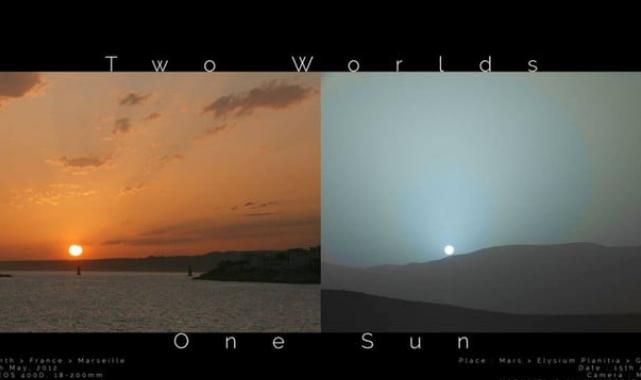 NASA'nın keşif aracı Perseverance, Mars'taki gün batımını görüntüledi