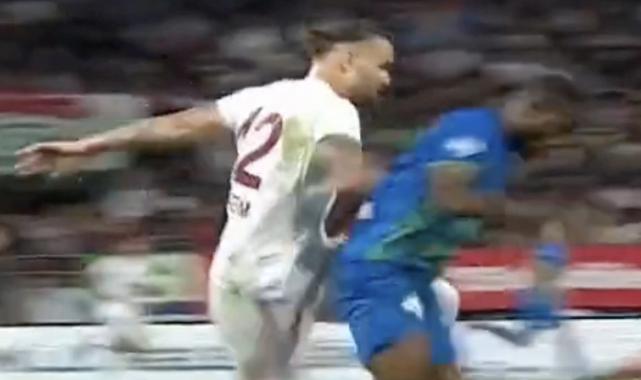 Rize'de 2 dakikada iki tartışmalı pozisyon!