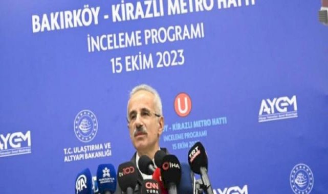 Abdulkadir Uraloğlu, sona yaklaşan Bakırköy- Kirazlı Metro Hattı'nı inceledi
