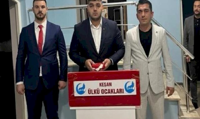 Edirne Keşan Ülkü Ocakları’nın yeni başkanı Yiğit Yamalı