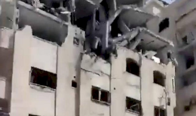 İsrail Filistin Kızılay Deposu’nu Vurdu !