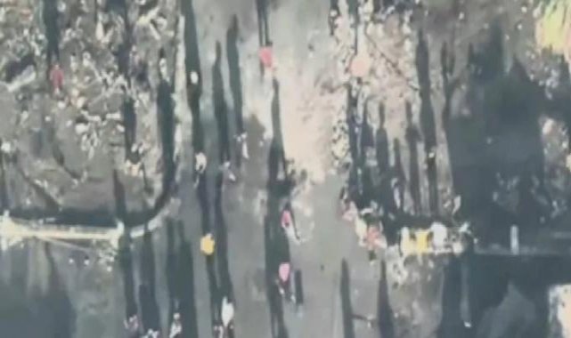 İsrail Gazze'de hastaneyi bombaladı! Havadan görüntülerini paylaştı...