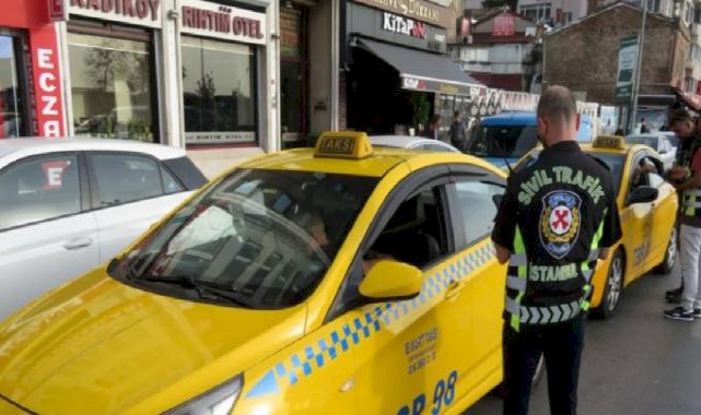 İstanbul'da taksicilere denetim! Kemeri yanlış takınca ceza yedi: Ben hep böyle takıyorum...