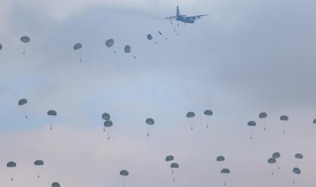 Kayseri'de Erciyes-2023 Tatbikatı: Hava indirme operasyonu yapıldı