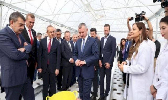 Kocaeli'nde öğrenciler  Ar-Ge serasında çilek yetiştiriyor