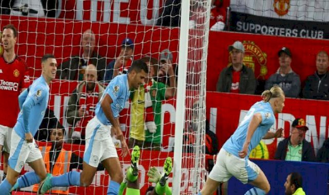 Manchester derbisinde kazanan City!