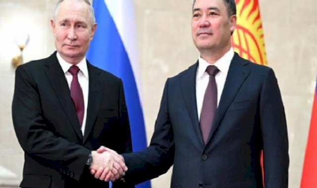 Putin, Kırgızistan Cumhurbaşkanı Caparov ile görüştü