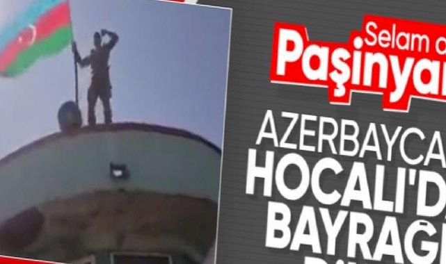 Yıllarca Ermenistan'ın işgali altındaydı: Azerbaycan bayrağı Hocalı'da dalgalanıyor