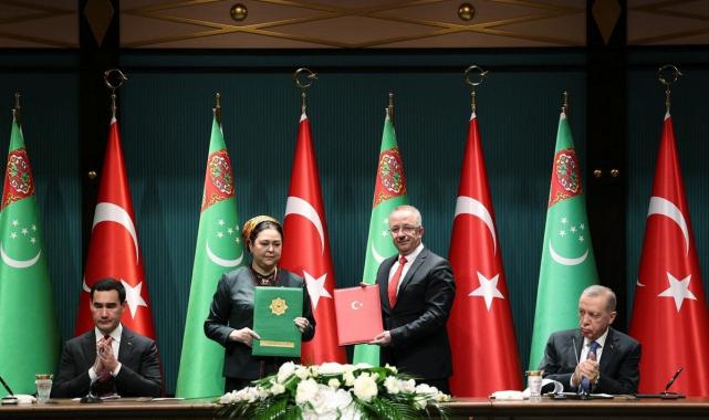 Türkiye ile Türkmenistan arasında 13 anlaşma imzalandı