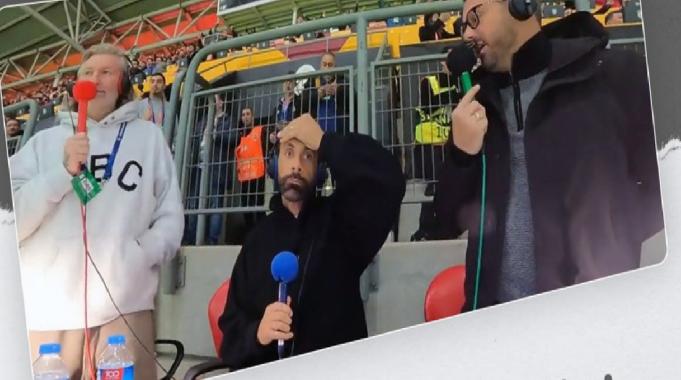 3-3 biten Galatasaray-Manchester United maçı, İngiliz spikeri hayal kırıklığına uğrattı