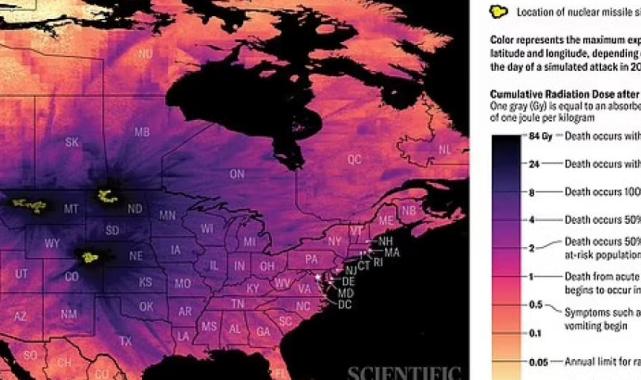 ABD'deki nükleer savaş 300 milyonu insanı yok edebilir