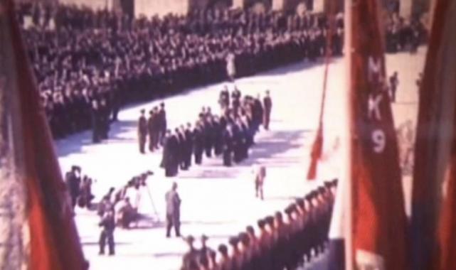 Atatürk'ün nşının Anıtkabir'e naklinin renkli görüntüleri ortaya çıktı