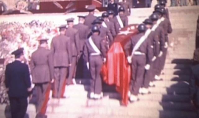 Atatürk'ün nşının Anıtkabir'e naklinin renkli görüntüleri ortaya çıktı