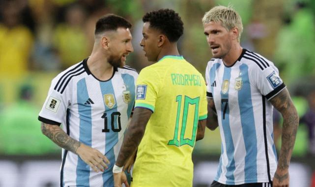 Brezilya - Arjantin maçında olay çıktı! Messi'den maç sonu tepki