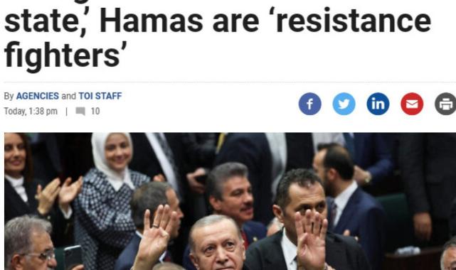 Cumhurbaşkanı Erdoğan'ın İsrail'e sert tepkisi dünyada yankılandı