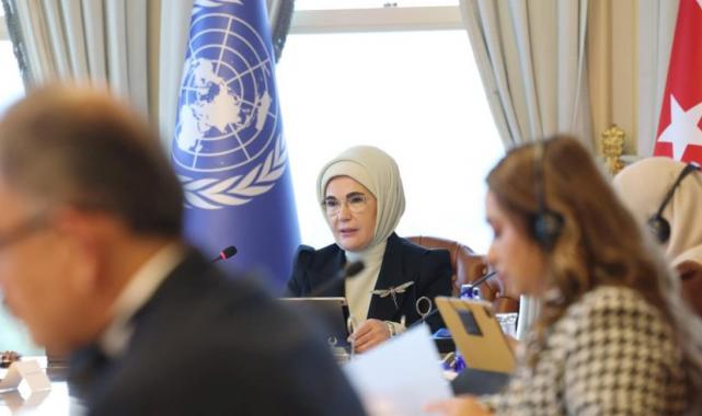 Emine Erdoğan, BM Sıfır Atık Danışma Kurulu'nun ilk toplantısında