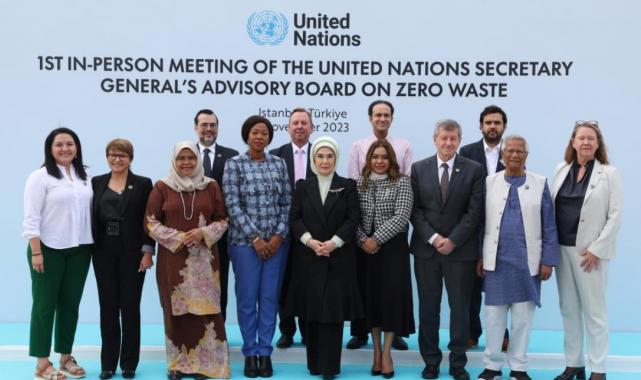 Emine Erdoğan, BM Sıfır Atık Danışma Kurulu'nun ilk toplantısında