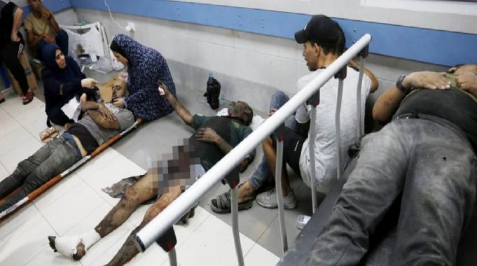 Gazze&#039;de sağlık sistemi çöktü: Yaralılar koridorda ameliyat ediliyor