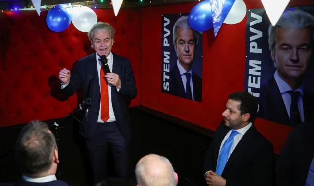 Hollanda'da genel seçimlerde aşırı sağcı Geert Wilders açık ara önde