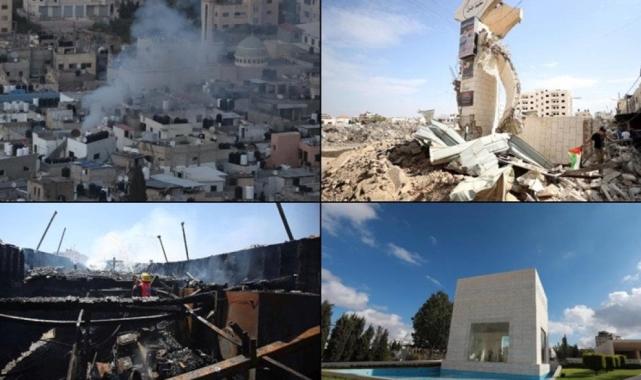 İsrail, Filistinlilerin sembolik yapılarını da vurdu