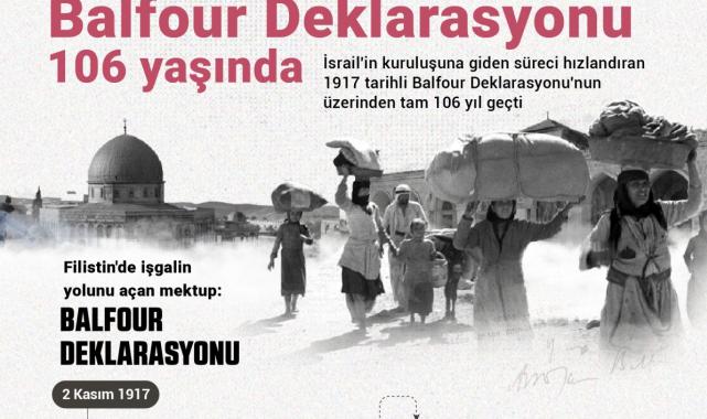 İsrail'in kuruluşunu hızlandıran adım: Balfour Deklarasyonu