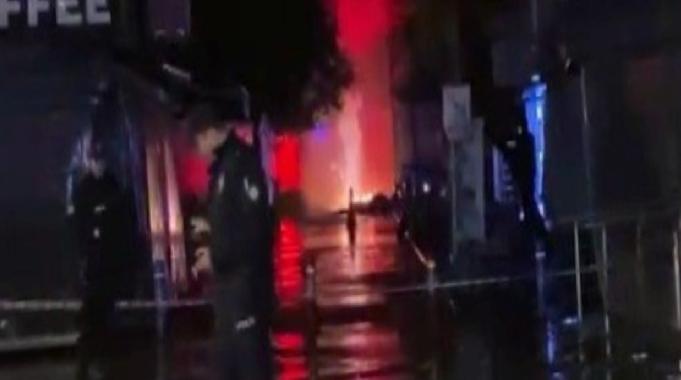 İzmir&#039;de patlayan doğal gaz borusu vatandaşları korkuttu