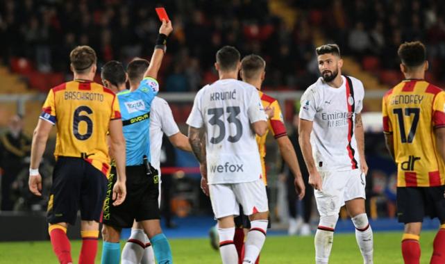 Milan, Lecce deplasmanından 1 puanla dönüyor!