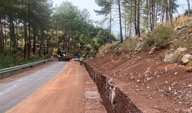 Muğla Büyükşehir, Bozburun&#039;daki içme suyu projesi için ilk kazmayı vurdu