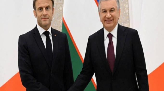 Özbekistan: Fransa'yla ilişkilerimizi stratejik ortaklık düzeyine çıkaracağız