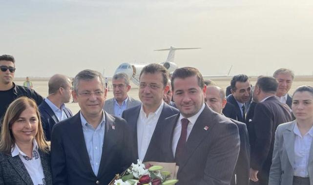 Özgür Özel ve Ekrem İmamoğlu özel uçakla Hatay'a gitti