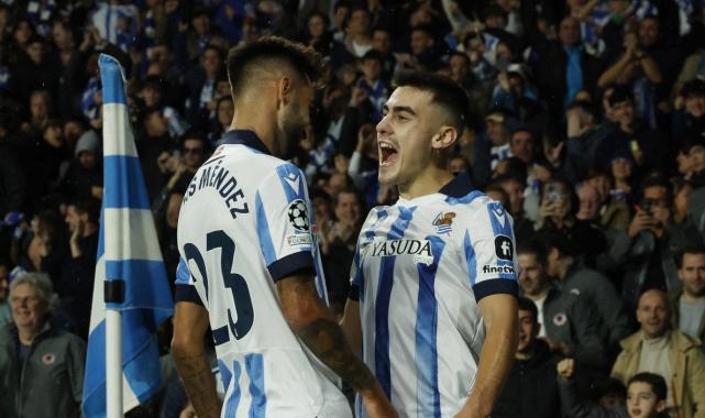 Real Sociedad, Benfica'yı üç golle geçti