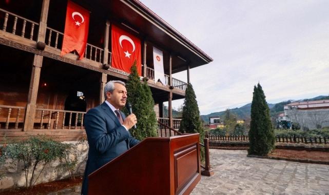 Rize'deki tarihi Hüseyin Hoca Köyü Sahil Camii yeniden ibadete açıldı