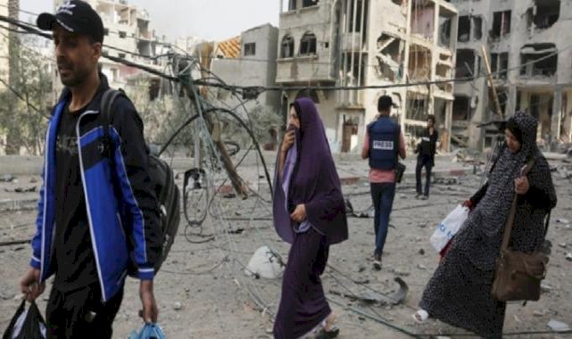 Gazze'de siviller için iki insani koridor oluşturulacak