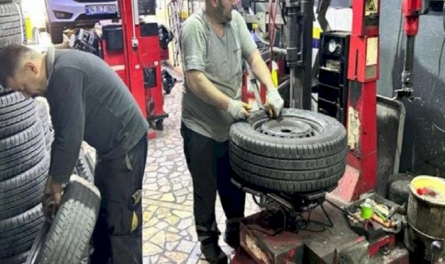 İstanbul'da kış lastiği uygulaması erkene çekildi: Lastikçiler doldu taştı