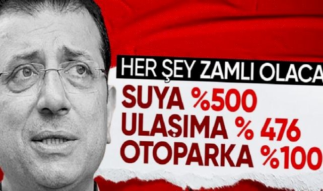 İstanbul'da son 4,5 yılda yapılan zamlar! Su fiyatı yüzde 500 arttı