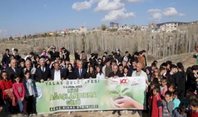 Kayseri Talas'ta ağaç dikme seferberlği